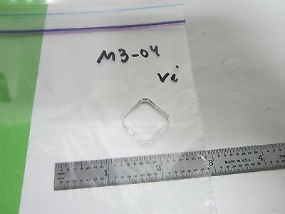 OPTICAL BK7 GLASS CHAMFERED BLOCK  PART LASER OPTICS #M3-04