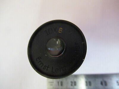 ANTIQUE ERNST LEITZ  EYEPIECE 10X B OCULAR MICROSCOPE PART AS PICTURED &F6-A-71