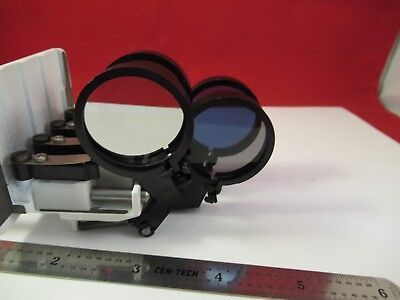 LEICA DMR GERMANY FILTER ASSEMBLY LENSES OPTICS MICROSCOPE PART AS PIC &6-B-01