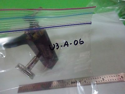 MICROSCOPE PART BRASS CONDENSER HOLDER CARL ZEISS GERMANY BIN#U3-A-6