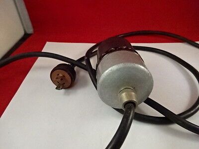 FOR PARTS MICROSCOPE SPARE LAMP CORD ILLUMINATOR UNKNOWN MAKER AS IS #G6-B-08