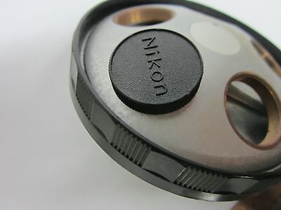 MICROSCOPE NIKON JAPAN NOSEPIECE TURRET  WITHOUT OPTICS BIN#F3-44