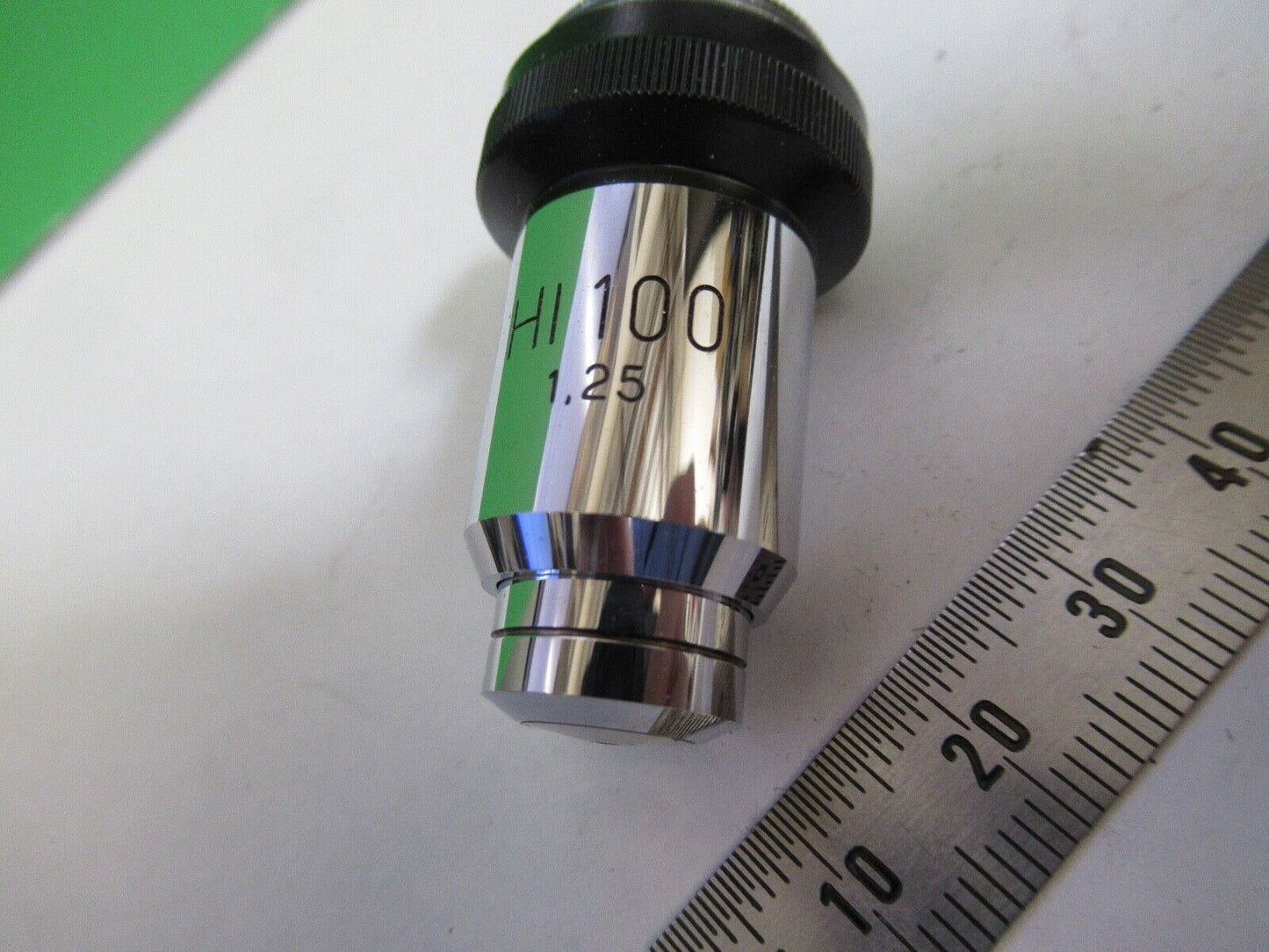 HI 100X OBJECTIVE WILD HEERBRUGG SWISS MICROSCOPE PART AS PICTURED Q7-B-18