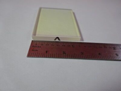 OPTICAL DICHROIC COATED BEAM SPLITTER FLAT OPTICS AS PICTURED &94-59