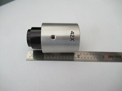 OLYMPUS 42X OBJECTIVE INSPECTION  LENS MICROSCOPE PART AS PICTURED &4B-FT-36