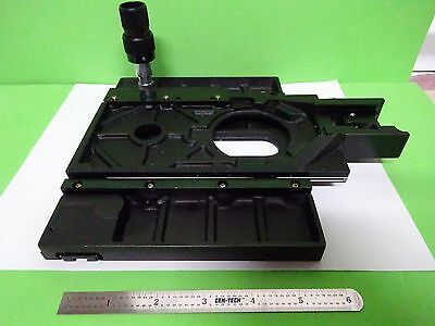 MICROSCOPE PART OLYMPUS JAPAN STAGE MICROMETER TABLE FOR BH2 AS IS BIN#V8-04