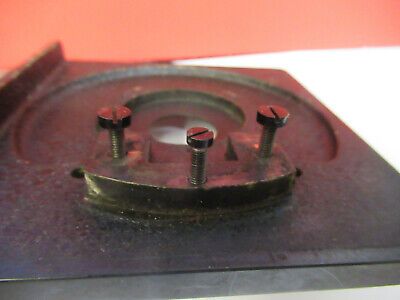 ANTIQUE LEITZ WETZLAR GERMANY STAGE X-Y MICROSCOPE PART AS PICTURED &B1-B-12