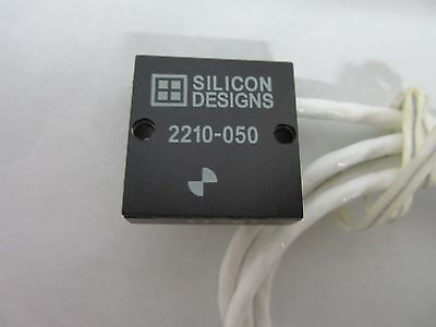 ACCELEROMETER SILICON DESIGNS LOW NOISE 2210-050 VIBRATION SENSOR #J7-95