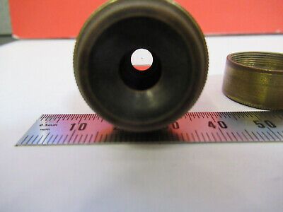 ANTIQUE BRASS SWIFT LONDON OBJECTIVE 1/6 MICROSCOPE PART AS PICTURED &87-FT-31