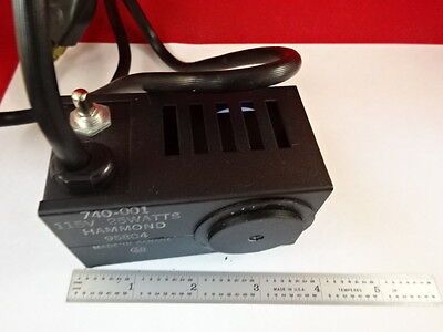 MICROSCOPE PART HAMMOND 115V 25W LAMP ILLUMINATOR OPTICS AS IS B#Y2-A-03