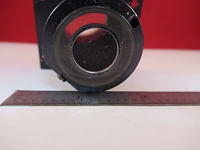 MICROSCOPE PART LEITZ WETZLAR GERMANY ILLUMINATOR LENS OPTICS AS IS #B3-E-10