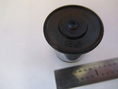 ANTIQUE BAUSCH LOMB EYEPIECE 16X OPTICS MICROSCOPE PART AS PICTURED &8M-A-66