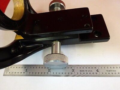 MICROSCOPE PART WILD HEERBRUGG SWISS M20 BRASS CONDENSER HOLDER AS IS #51-A-13