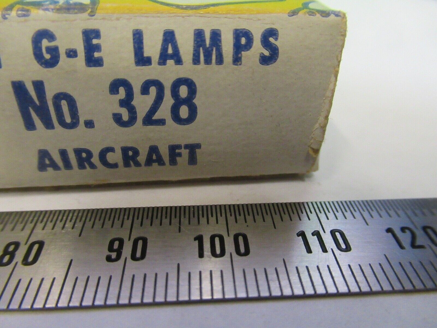 LOT 2 PCS LAMP BULB AIRCRAFT 28V GE #328 AS PICTURED 8X-A-25