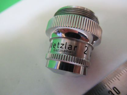 ERNST LEITZ WETZLAR OBJECTIVE 6X /170 MICROSCOPE PART AS PICTURED P2-B-12