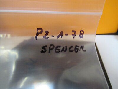 SPENCER AO VINTAGE STAGE TABLE XY ANTIQUE MICROSCOPE PART AS PICTURED &P2-A-78