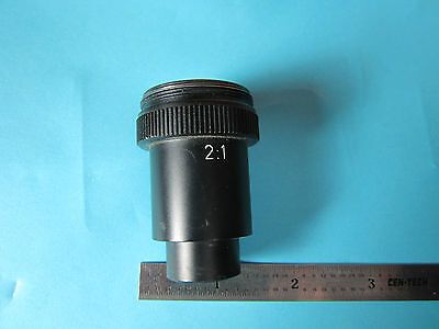 OPTICAL MICROSCOPE PART OBJECTIVE EXPANDER 2:1 LEITZ GERMANY OPTICS BIN#D2-05