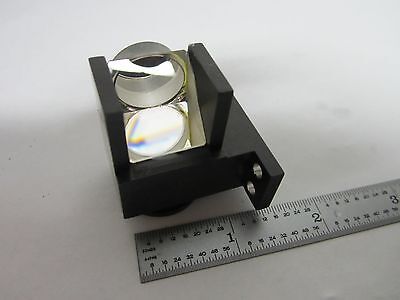 OPTICAL BEAM SPLITTER + PRISM ASSEMBLY LASER ENGLAND UK OPTICS BIN#Q4-61