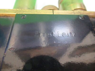 ANTIQUE ERNST LEITZ GERMANY BINOCULAR HEAD MICROSCOPE PART AS PICTURED z9-a-90