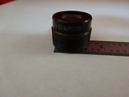 MICROSCOPE PART GAERTNER 48 mm OBJECTIVE OPTICS AS IS #31-C-94