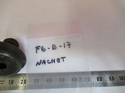 ANTIQUE BRASS NACHET OBJECTIVE FRANCE MICROSCOPE PART AS PICTURED &F6-B-17