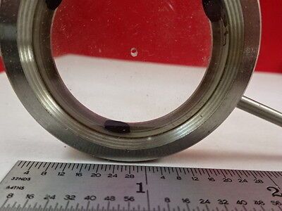 OPTICAL MOUNTED LENS UV ULTRAVIOLET 308 nm [drilled center]  AS IS BIN#P1-C-24