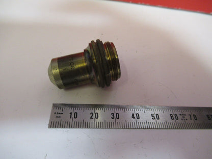 ANTIQUE BRASS BAUSCH LOMB 10X 16mm OBJECTIVE MICROSCOPE PART AS PICTURED Y4-A-75