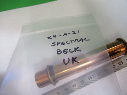 ANTIQUE BECK UK SPECTROSCOPY SPECTRAL OPTICS MICROSCOPE PART AS PICTURED Z7-A-21