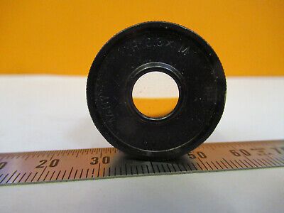 ANTIQUE ERNST LEITZ EYEPIECE 6.3X  MICROSCOPE PART OPTICS AS PICTURED &F9-A-58