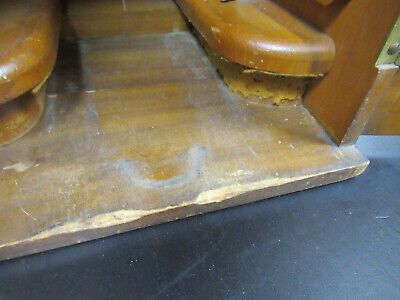 EMPTY WOOD CABINET for ANTIQUE BAUSCH LOMB MICROSCOPE PART AS PICTURED &TA5 iii