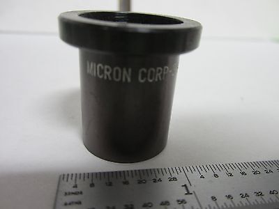 MICROSCOPE PART OBJECTIVE MICRON CORP 29 mm -0007 AS IS OPTICS BIN#R3-40