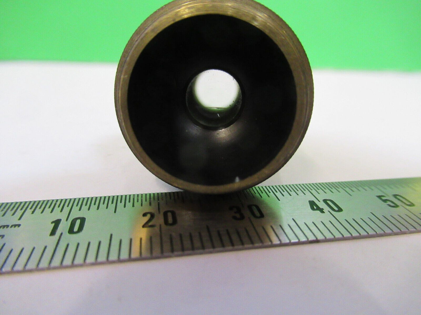 ANTIQUE BRASS BAUSCH LOMB OBJECTIVE  MICROSCOPE PART OPTICS AS PICTURED Z6-A-108