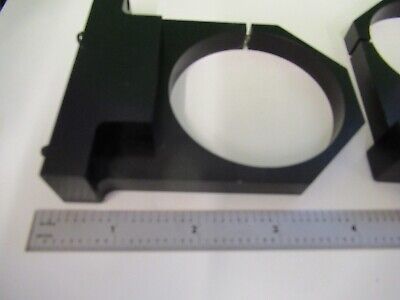 PAIR ALUMINUM MOUNTS LENS LASER OPTICS AS PICTURED &15-A-70