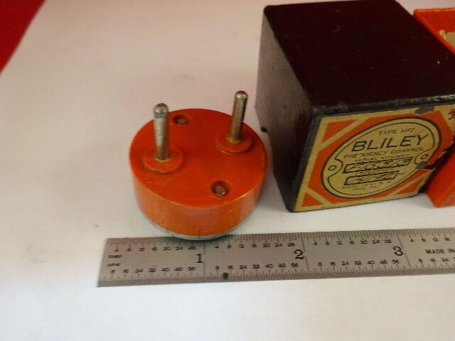 ANTIQUE BLILEY ELECTRIC QUARTZ CRYSTAL HF2 FREQUENCY CONTROL AS IS #M2-B-56