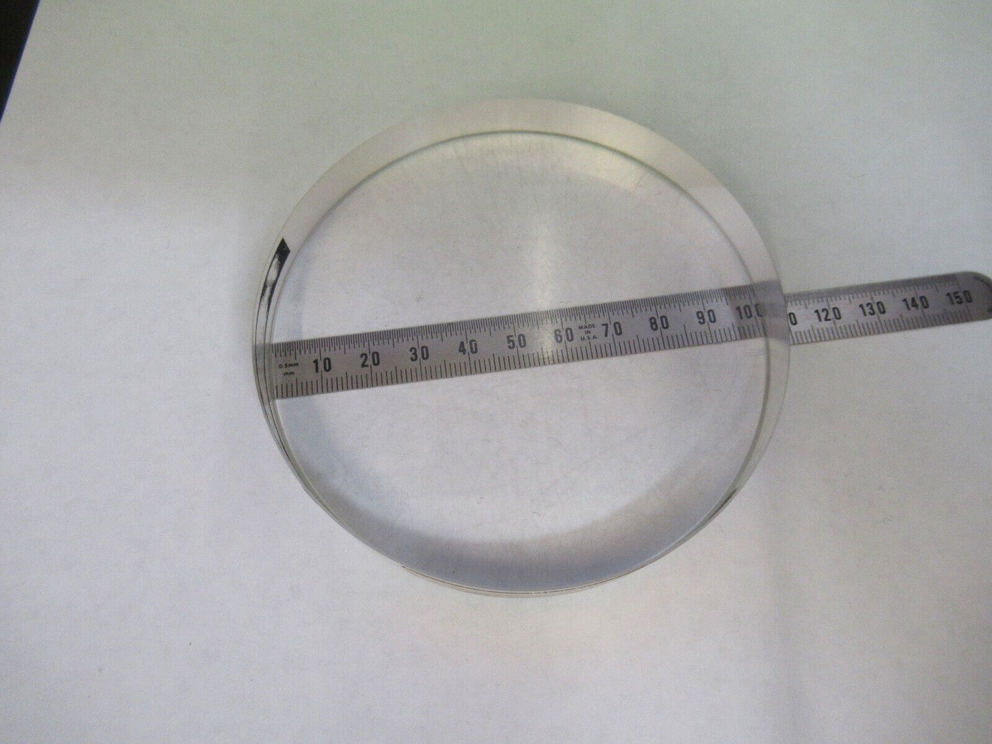 FOR PARTS OR REPAIR OPTICAL FLAT SUBSTRATE FUSED SILICA 4" PICTURED G3-FT-96