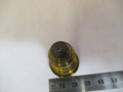 ANTIQUE BRASS OBJECTIVE VI SEIBERT 1860's MICROSCOPE PART AS PICTURED &F1-A-65