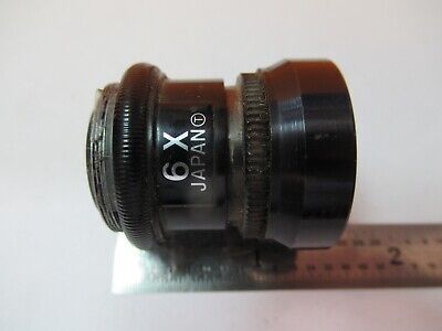 VINTAGE EYEPIECE JAPAN 6X LENS MICROSCOPE PART AS PICTURED &7B-B-145