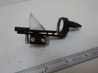 MICROSCOPE PART  OPTICAL MIRRORS + LENS ASSEMBLY OPTICS AS IS BIN#N6-91