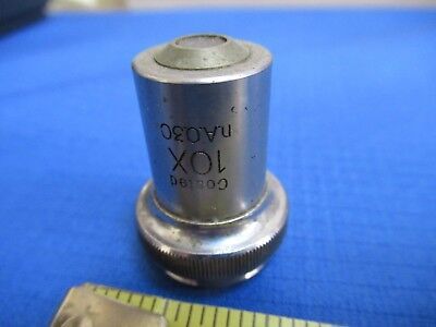 UNITRON JAPAN OBJECTIVE 10X OPTICS MICROSCOPE PART AS PICTURED &S1-A-14