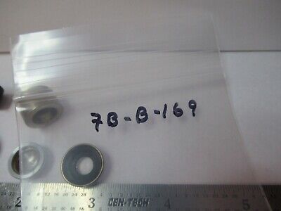 VINTAGE OBJECTIVE LENSES LOT OPTICS MICROSCOPE PART AS PICTURED &7B-B-169