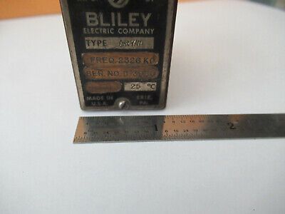 ANTIQUE QUARTZ CRYSTAL BLILEY AR7W FREQUENCY CONTROL RADIO AS PICTURED &F2-A-217