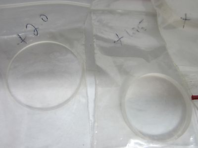 OPTICAL LOT 4 EA LENSES AS PICTURED LASER OPTICS BIN#R3-55