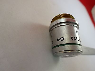 MICROSCOPE PART OBJECTIVE AO CAT 1019 10X AMERICAN OPTICS ACHRO AS IS BN#L3-E-20