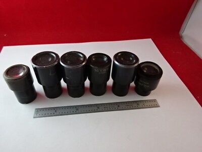 for parts LOT EYEPIECES OPTICAL AO BL MICROSCOPE PART OPTICS AS IS #54-A-10