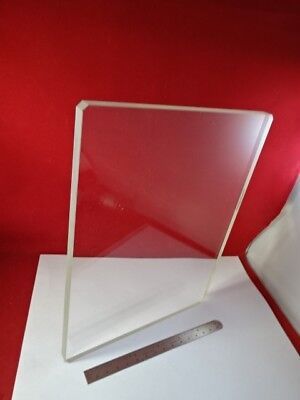 LARGE BEAMSPLITTER HUGE OPTICAL FLAT HUGE GLASS PLATE OPTICS AS IS  #94-24