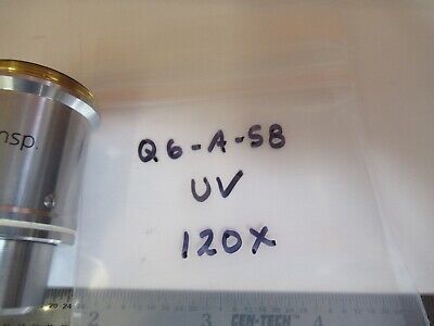 ZEISS AXIOTRON OBJECTIVE UV 120X UV 10402 MICROSCOPE PART AS PICTURED &Q6-A-58