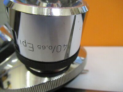 WILD HEERBRUGG SWISS NOSEPIECE + OBJECTIVES MICROSCOPE PART AS PIC M20 8Y-A-124