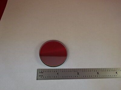 INFRARED COATED GLASS FILTER ROUND OPTICAL LASER OPTICS AS IS &81-A-48