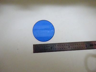 MICROSCOPE PART ZEISS GERMANY BLUE FILTER OPTICS AS IS BIN#W7-16