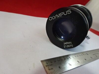 INSPECTION OCULAR EYEPIECE OLYMPUS JAPAN MICROSCOPE PART OPTICS AS IS &92-60